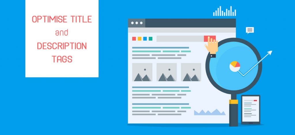 Optimise title and description tags
