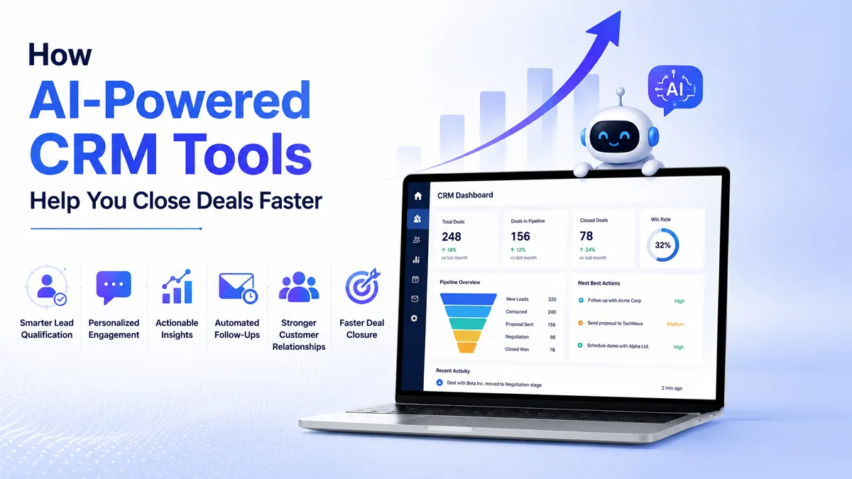 How AI-Powered CRM Tools Help You Close Deals Faster